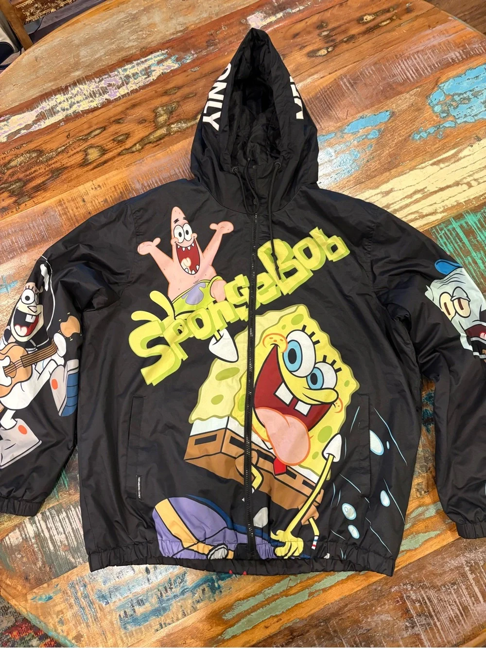 Nickelodeon Members Only SpongeBob Hooded Jacket XL